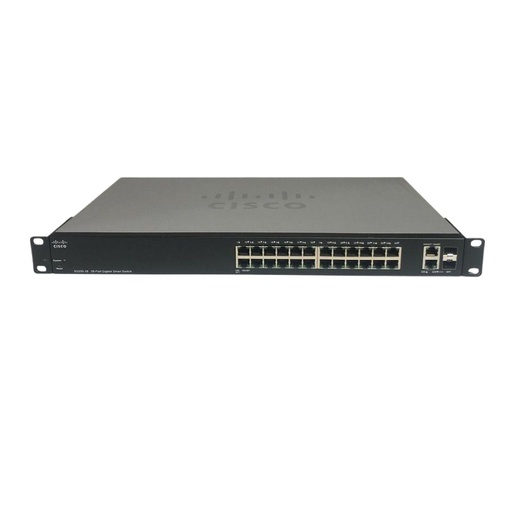 Cisco Small Business 200 Series SG200-26 Smart Switch, 24-Port 10/100/1000 & 2 combo mini-GBIC ports