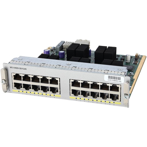 [WS-X4920-GB-RJ45] Cisco 20-port 10/100/1000 RJ-45 Half-Card for Catalyst 4900M