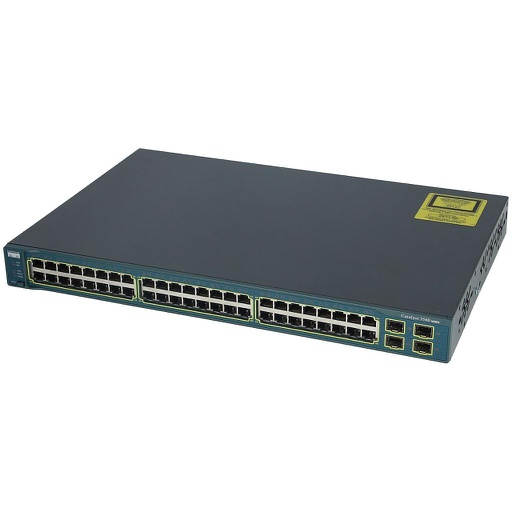 [WS-C3560-48TS-S] Cisco Catalyst C3560 48 Ethernet 10/100 ports and 4 SFP-based Gigabit Ethernet ports, Standard Multilayer Image software (IP Base)
