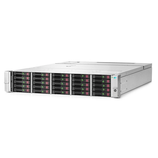 [QW967A] HP D3700 25SFF 2U Storage Enclosure (2x 511777-001 power supplies 460W & 2x 700517-001 fan modules & 2x 700521-001 12Gb SAS I/O Modules)