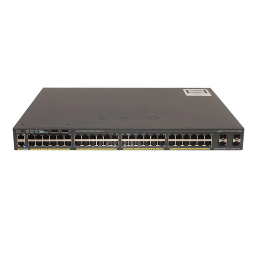 [WS-C2960X-48LPS-L] Cisco Catalyst 2960X 48 10/100/1000 PoE+ ports (PoE budget of 370 W) and 4 SFP module slots LAN Base