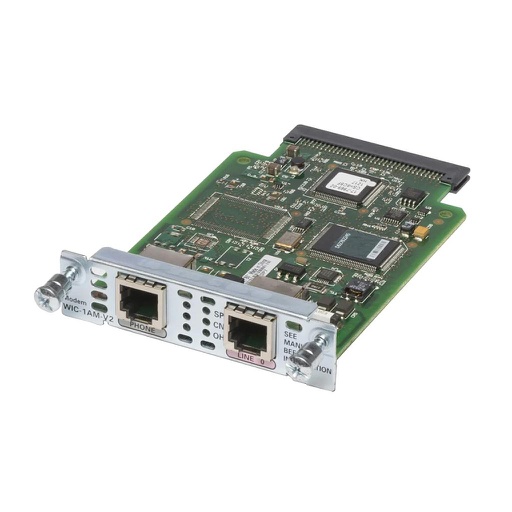 [WIC-1AM-V2] Cisco 1-Port Analog Modem Wan Interface Card, Version 2