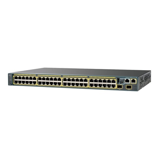 [WS-C2960S-48TS-S] Cisco Catalyst 2960S 48 10/100/1000 Ethernet, 2 x SFP LAN Lite