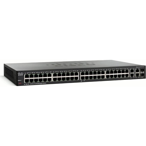 [SRW248G4-K9-EU] Cisco Small Business 300 Series SF300-48 Managed Switch, 48-port 10/100 & 2x 10/100/1000 & 2 combo mini-GBIC ports