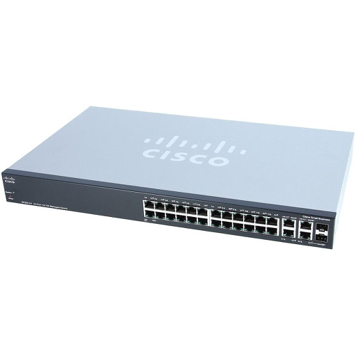 [SRW224G4-K9-EU] Cisco Small Business 300 Series SF300-24 Managed Switch, 24-port 10/100 & 2x 10/100/1000 & 2 combo mini-GBIC ports