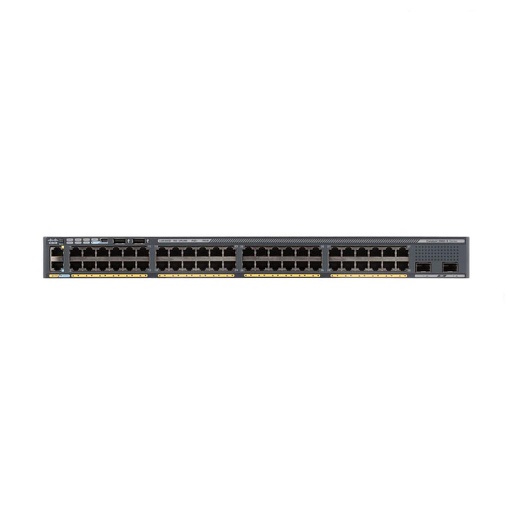 [WS-C2960X-48FPD-L] Cisco Catalyst 2960X 48 10/100/1000 PoE+ ports (PoE budget of 740 W) and 2 SFP+ module slots LAN Base