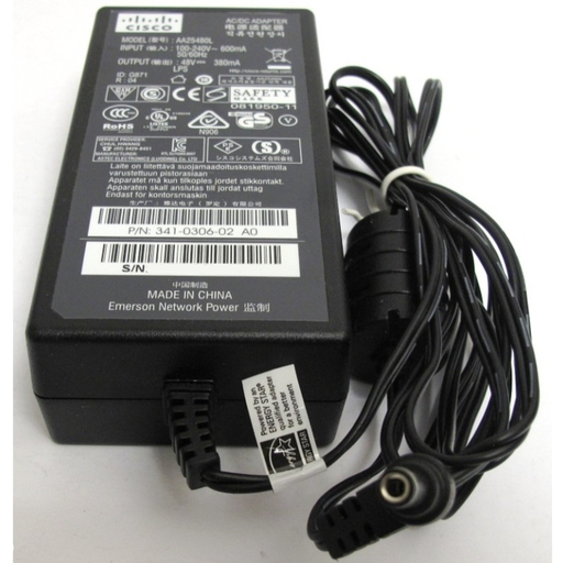 [341-0306-02] Cisco AC/DC 48V Power Adapter for Aironet
