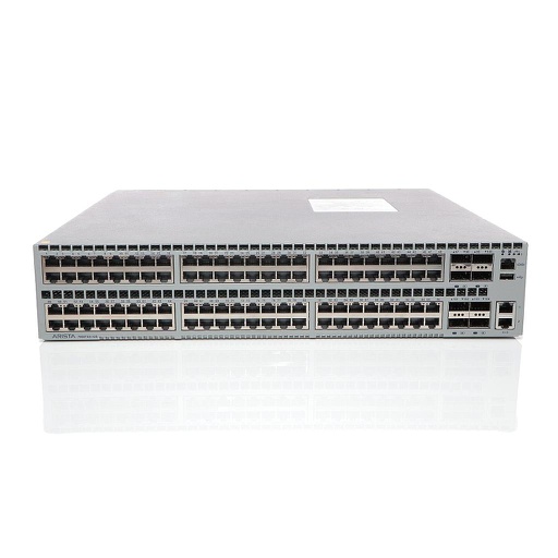 [DCS-7050TX2-128-R] Arista 7050TX2, 96x (1/10GBASE-T) RJ-45 & 8x QSFP+ switch, rear-to-front airflow, 2x AC power supplies