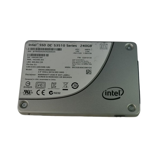 [SSDSC2BB240G6] Intel 240GB 2.5-inch SATA 6Gb/s MLC Solid State Drives