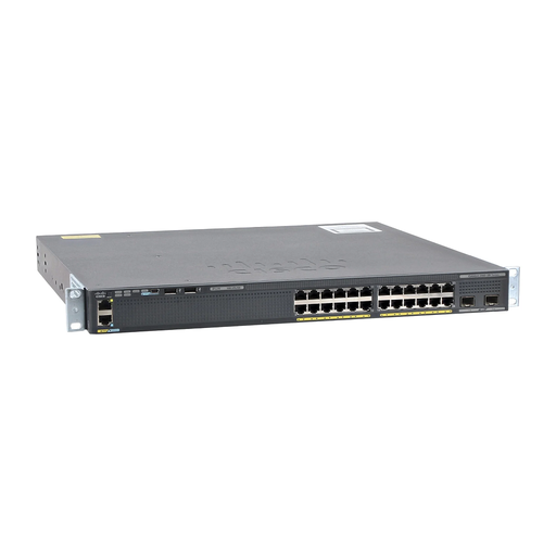 [WS-C2960XR-24TD-I] Cisco Catalyst 2960XR 24 10/100/1000 ports and 2 SFP+ module slots, with one 250W AC power supply, IP Lite