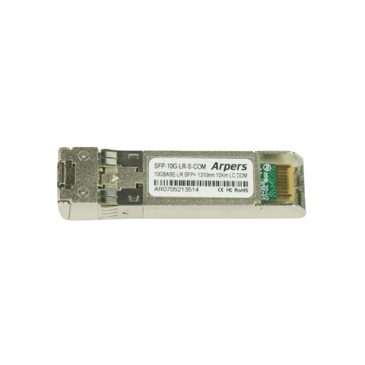 [SFP-10G-LR-S-COM] Arpers 10GBASE-LR SFP+ Module,1310nm, 10km, DOM, LC Dúplex SMF S-Class compatible with Cisco