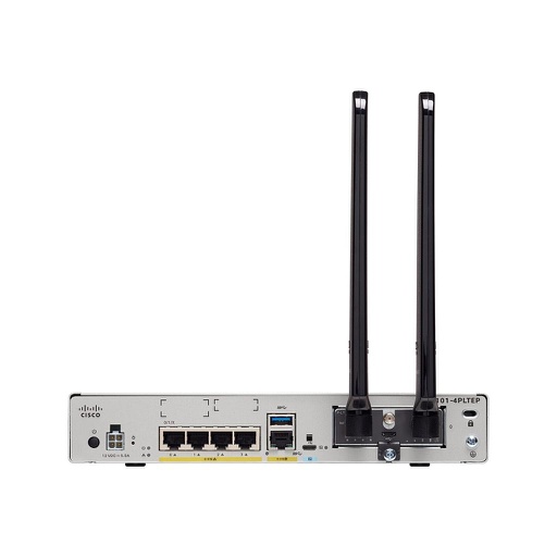 [C1101-4PLTEP] Cisco 1101 ISR 4-Port Gigabit Ethernet and LTE Secure Router with Pluggable