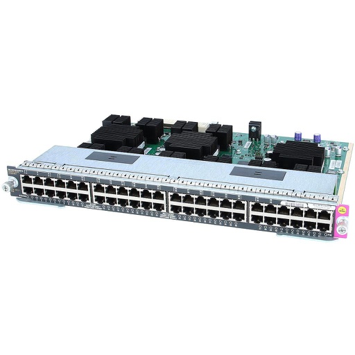 [WS-X4748-RJ45V+E] Cisco Catalyst 4500E Series 48-Port 802.3at PoEP 10/100/1000 (RJ-45) Line Card