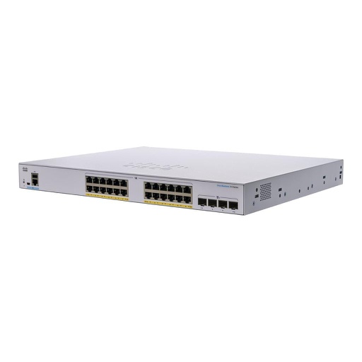[CBS250-24FP-4X-EU] Cisco Business 250 Series CBS250-24FP-4X Smart Switch, 24-Port 10/100/1000 PoE+ with 370W power budget & 4 10 Gigabit SFP+ ports