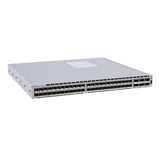 [DCS-7050SX-72Q-F] Arista 7050SX, 48xSFP+ & 6x40GbE QSFP+ switch, front-to-rear airflow and dual AC power supplies