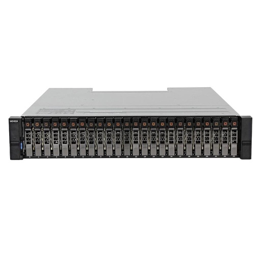 [ME4024-24SFF-ISCSI] Dell PowerVault ME4024 24SFF 2U Storage Area Network (x2 0VMRF PSU 580W - x2 D3M1V 4-port 10GBASE-T iSCSI Module Controller)