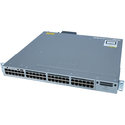 [WS-C3850-48U-L] Cisco Catalyst 3850 Stackable 48 10/100/1000 Ethernet UPOE ports, with one 1100WAC power supply  1 RU, LAN Base feature set (StackPower cables need to be purchased separately)