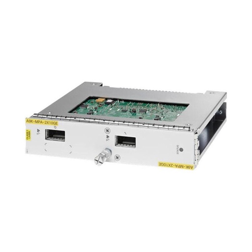 [A9K-MPA-2X10GE] Cisco ASR 9000 2-port 10-Gigabit Ethernet Modular Port Adapter, requires XFP optics