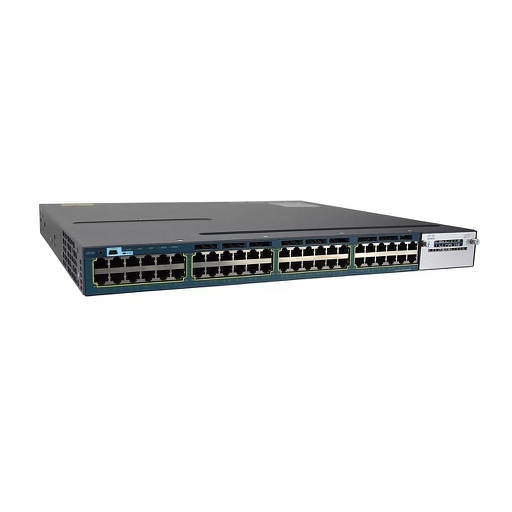 [WS-C3560X-48T-E] Cisco Catalyst 3560X Standalone 48 10/100/1000 Ethernet ports, with one 350W AC power supply 1 RU, IP Services feature set