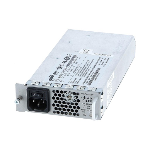 [N2K-PAC-200W] Cisco 200W AC Power supply (Standard airflow, port side exhaust) for Nexus 2148T FEX 1GE
