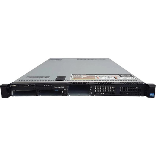 [PER620-4SFF-ENT] Dell PowerEdge R620, 4 SFF Drive Bays, CTO 1U; PERC S110 (SW RAID); Broadcom 5720 4x1GbE rNDC; iDRAC-7 (Enterprise), V2