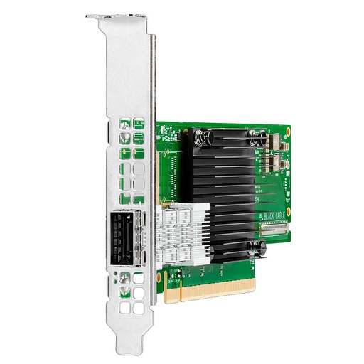 [P23665-B21-HP] HPE InfiniBand HDR100/Ethernet 100Gb 1-port QSFP56 PCIe4 x16 MCX653105A-ECAT Adapter - High Profile Bracket
