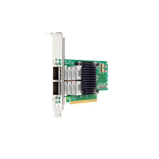 [P31324-B21-LP] HPE InfiniBand HDR/Ethernet 200Gb 2-port QSFP56 PCIe4 x16 MCX653106A-HDAT Adapter - Low Profile Bracket
