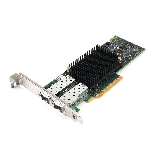 [RXNT1-HP]  Dell Emulex LPe31002 HBA Dual Port 16Gb Fibre Channel PCIe Host Bus Adapter, w/ High Profile Bracket