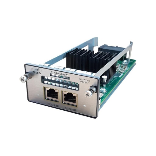 [C3KX-NM-10GT] Cisco Two 10GbE-T ports network module for 3750X and 3560X