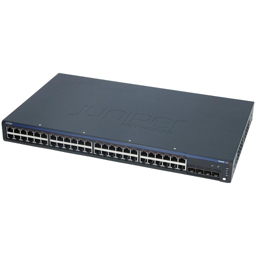 [EX2200-48P-4G] Juniper EX2200 48-port 10/100/1000BASE-T Ethernet Switch with PoE+ and four SFP Gigabit Ethernet uplink ports