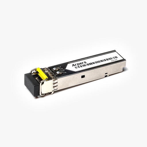 [EX-SFP-GE40KT15R13-COM] Arpers 1000BASE-BX-D BiDi SFP, 1550nm-TX/1310nm-TX, SMF, 40km, LC Símplex, DOM compatible with Juniper