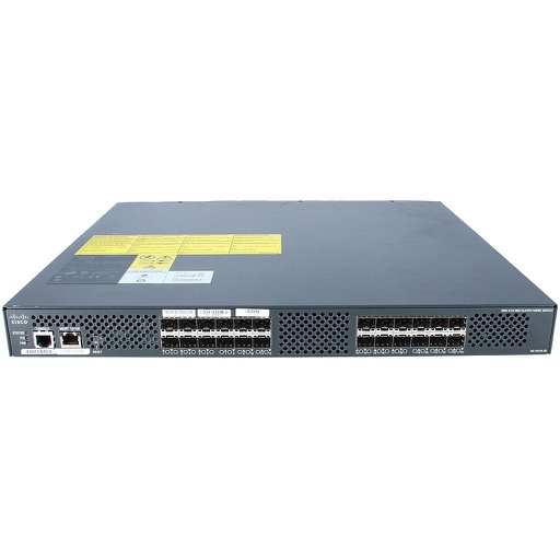 [DS-C9124-K9] Cisco MDS 9124 24-Port Multilayer Fabric Switch with 8 4Gbps active ports, VSANs, PortChannels with one AC Power Supply