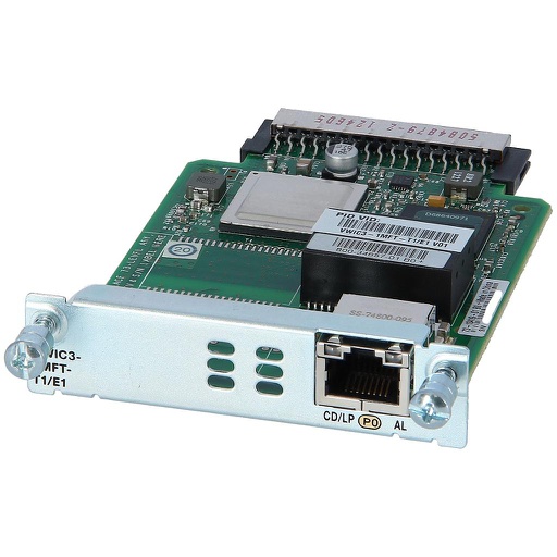 [VWIC3-1MFT-T1/E1] Cisco 1-Port Multiflex Trunk Voice/WAN Interface Card 3rd Generation - T1/E1