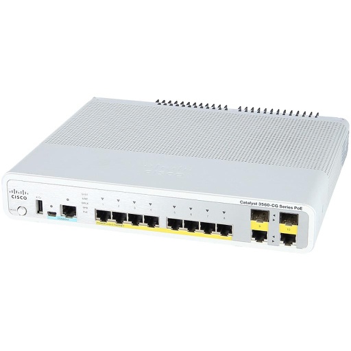 [WS-C3560CG-8PC-S] Cisco Catalyst 3560C Switch 8 GE PoE+, 2 x Dual Purpose, IP Base