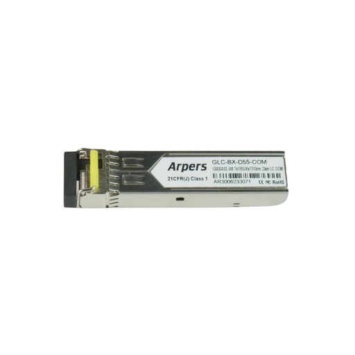 [GLC-BX-D55-COM] GLC-BX-D55-COM | Arpers 1000BASE-BX-D55 Tx1550nm 20km LC compatible Cisco