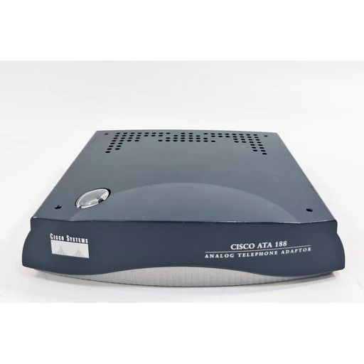 [ATA188-I1-A] Cisco ATA 188 2-Port Analog Telephone Adaptor, 600 Ohm Impedance
