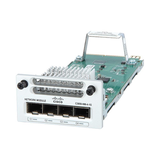 [C3850-NM-4-1G] Cisco 4x Gigabit Ethernet network module spare for 3850