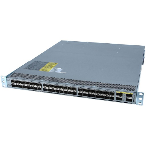 [N3K-C3064PQ-10GX-ENT] Cisco Nexus 3064-X, 48 SFP+ and 4 QSFP+ ports, with enhanced scale, low latency, choice of airflow and power supply, Lan Enterprise License