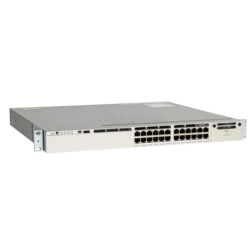 [WS-C3850-24T-L] Cisco Catalyst 3850 Stackable 24 10/100/1000 Ethernet ports, with one 350WAC power supply 1 RU, LAN Base feature set (StackPower cables need to be purchased separately)