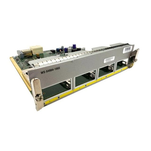 [WS-X4904-10GE] Cisco 4-port 10GE Half-Card with X2 interfaces for Catalyst 4900M