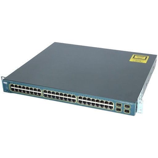 [WS-C3560G-48TS-E] Cisco Catalyst 3560G 48 Ethernet 10/100/1000 ports and 4 SFP-based Gigabit Ethernet ports, Enhanced Multilayer Image software (IP Services)