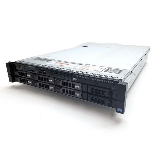 [PER720-8LFF-ENT] Dell PowerEdge R720, 8 LFF Drive Bays, CTO 2U; PERC S110 (SW RAID); Broadcom 5720 4x1GbE rNDC; iDRAC-7 (Enterprise)