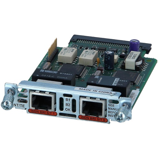 [VIC-2BRI-NT/TE] Cisco Two-port BRI voice/fax interface card (network and terminal side)