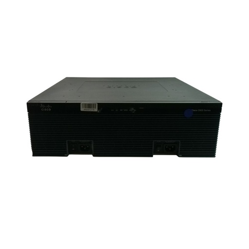 [CISCO3945/K9] Cisco 3945 ISR con 3 puertos GE integrados, C3900-SPE150/K9, 4 ranuras para EHWIC, 4 ranuras para DSP, 1 ranura para ISM, 4 ranuras para SM, 256 MB de memoria Compact Flash predeterminada, 1 GB de memoria DRAM predeterminada, IP Base
