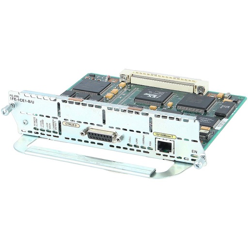 [NM-1FE-1CE1-B/U] Cisco 1-Port Ethernet 1-Port Channelized E1/ISDN-PRI Network Module