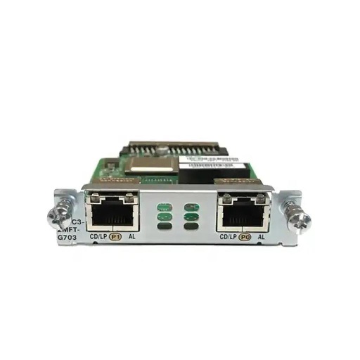 [VWIC3-2MFT-G703] Cisco 2-Port Multiflex Trunk Voice/WAN 3rd Generation Interface Card - G.703