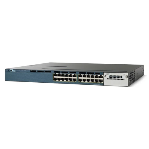 [WS-C3560X-24T-E] Cisco Catalyst 3560X Standalone 24 10/100/1000 Ethernet ports, with one 350W AC power supply 1 RU, IP Services feature set