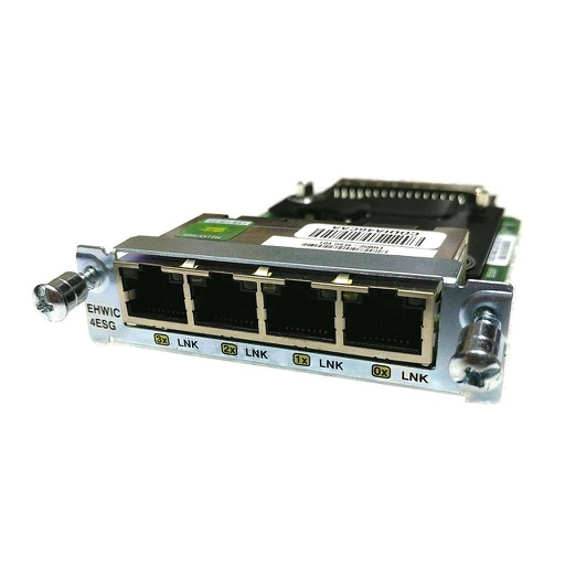 [EHWIC-4ESG] Cisco 4-Port 10/100/1000 EHWIC Gigabit Ethernet switch
