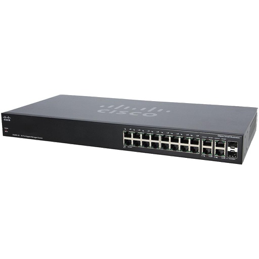 [SRW2016-K9-EU] Cisco Small Business 300 Series SG300-20 Managed Switch, 18-Port 10/100/1000 & 2 combo mini-GBIC ports
