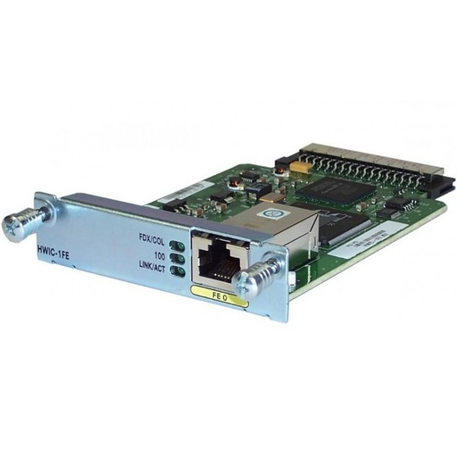[HWIC-1FE] Cisco 1-Port Fast Ethernet Layer 3 HWIC for Integrated Services Routers
